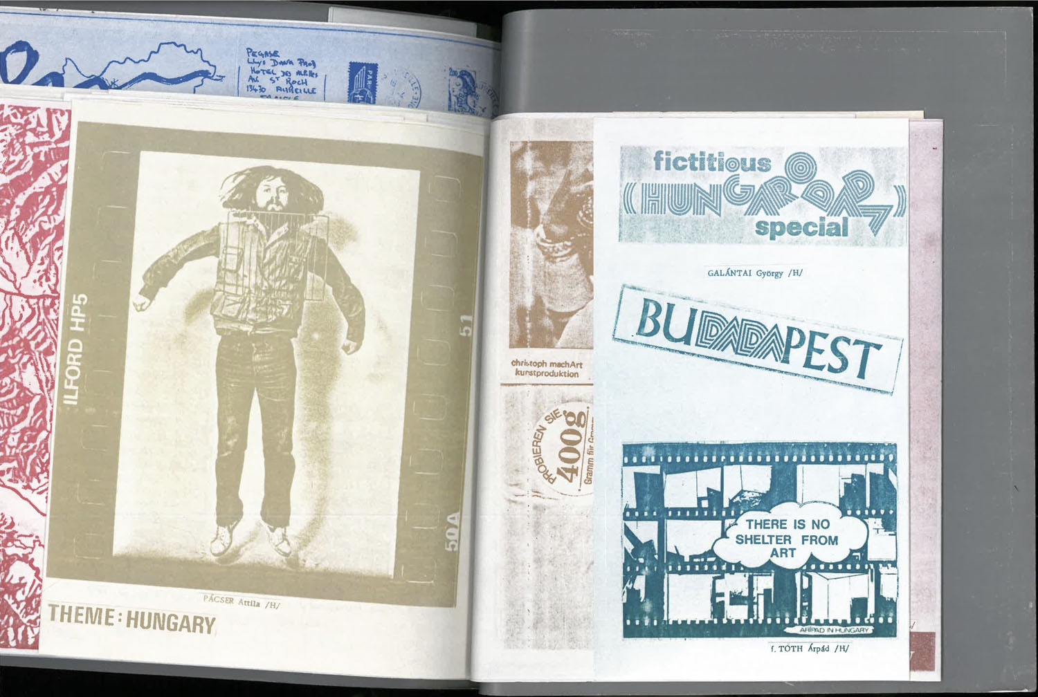 inside  of Commonpress 51 (Hungary issue), Artpool, 1984–1989