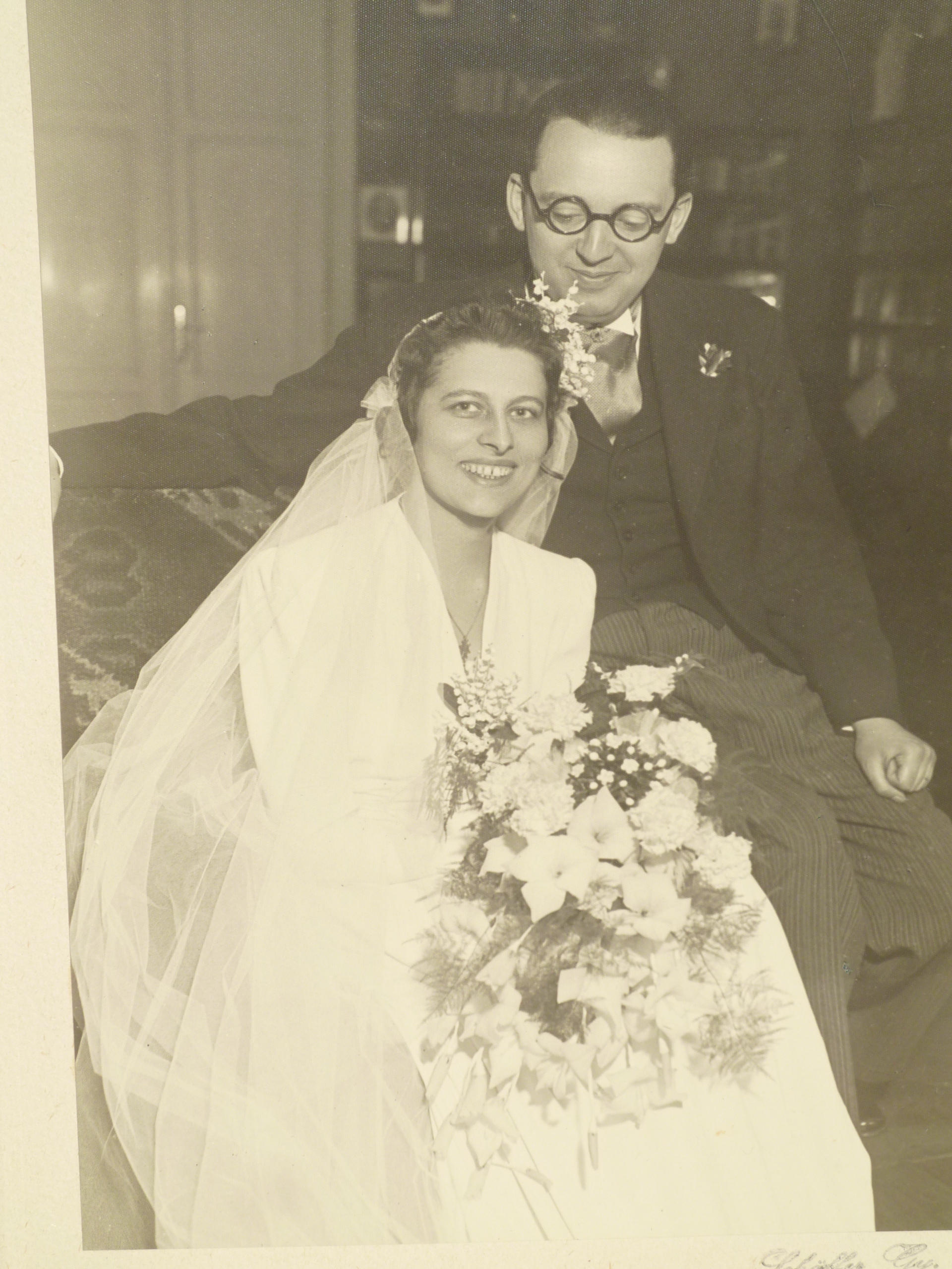 Wedding of István Bibó and Boriska Ravasz, Budapest 1940