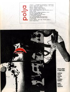 Cover of Polja, magazine for literature and culture, number 317/318 (Jun-July 1968)