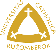 The coat of arms of the Catholic University in Ružomberok