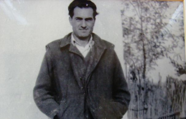 Adrian Marino during house arrest in the village of Lățești, Bărăgan, Romania, early 1960s.