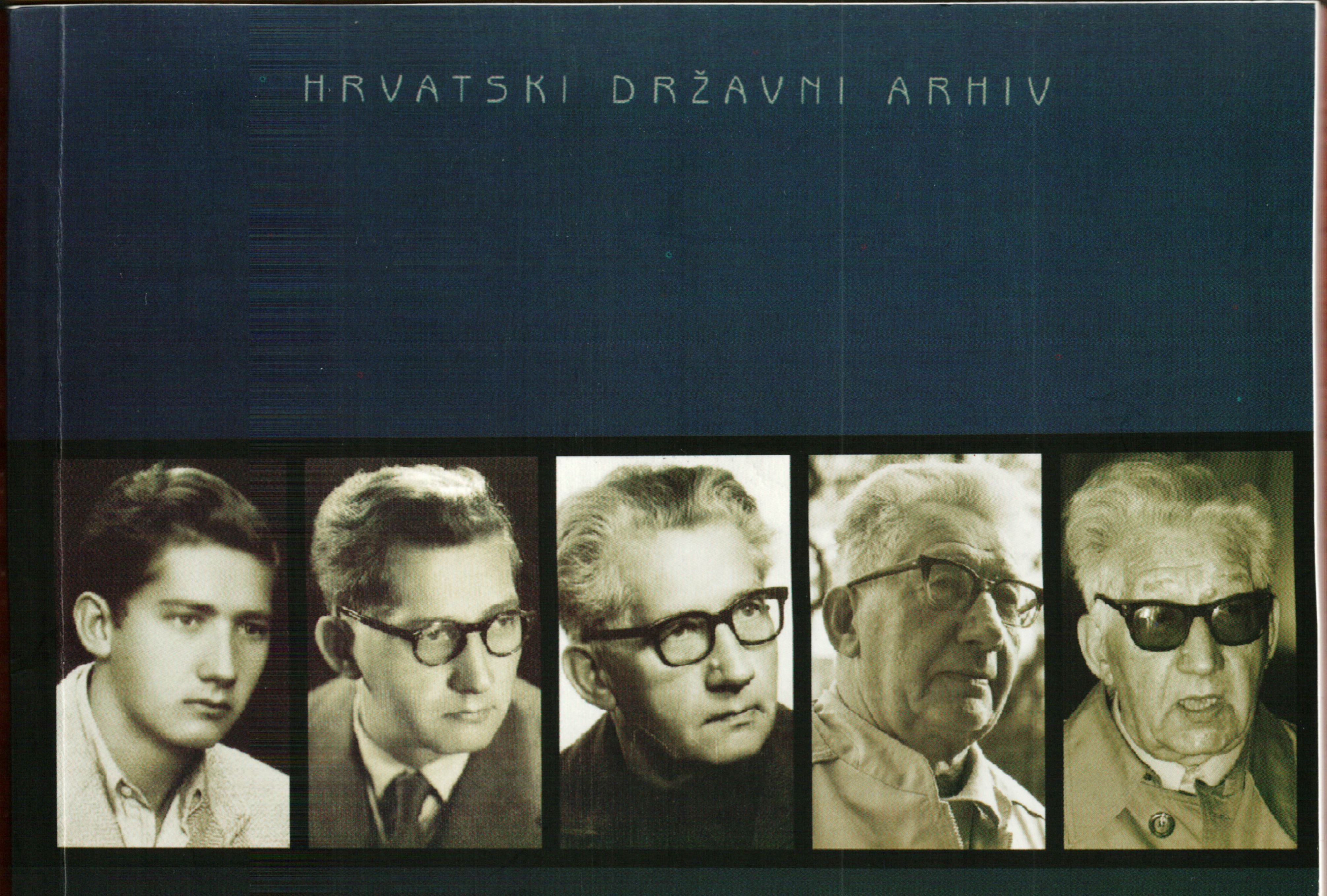 Dio naslovnice knjige Marijana Bosnara Osobni arhivski fond Rudi Supek: analitički inventar (Zagreb: Hrvatski državni arhiv, 2010.).