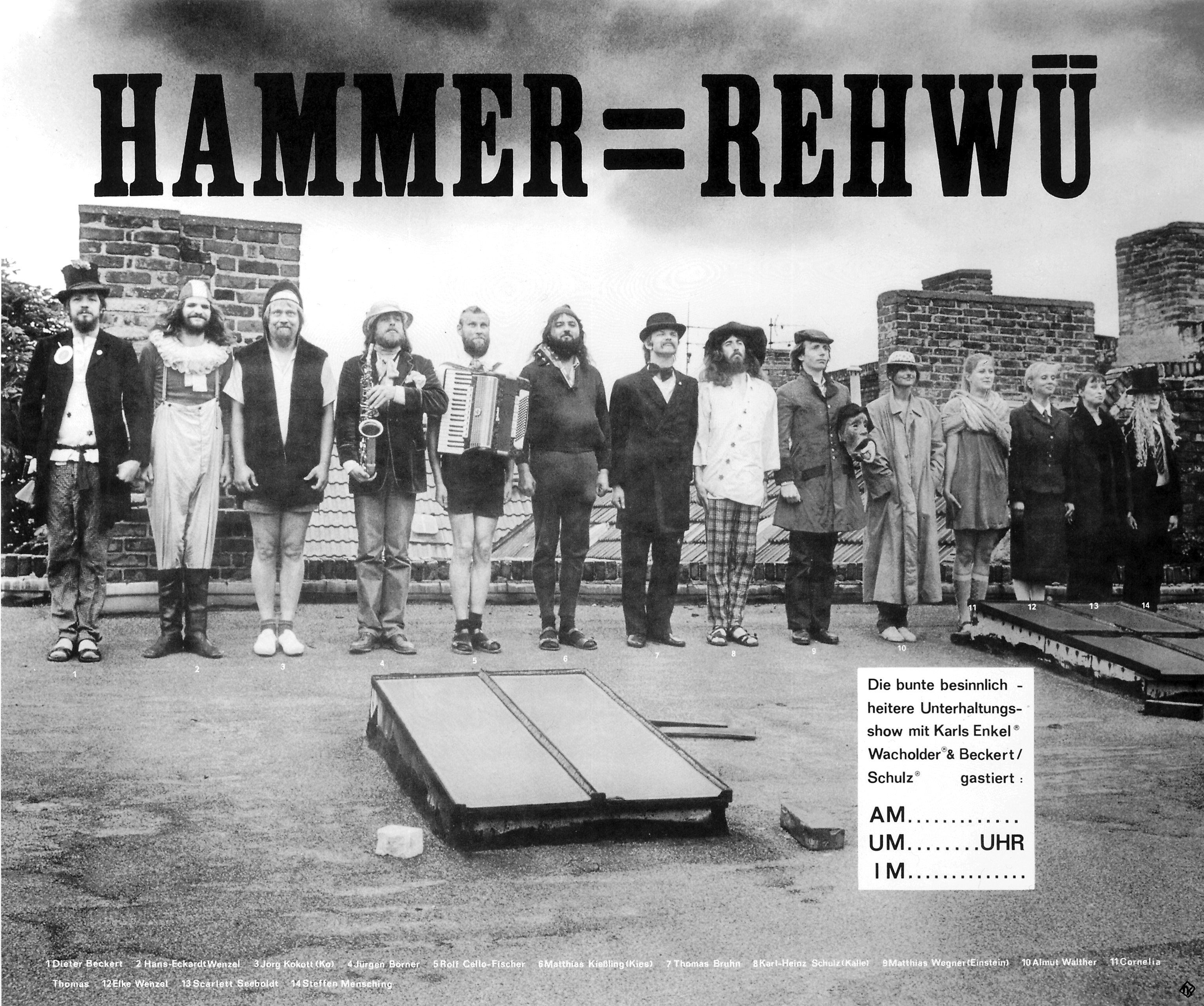 Poster for 'Hammer-Rehwü', 1982
