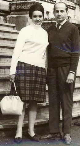 Aristina Pop-Săileanu and her husband Nicolae Săileanu in 1968