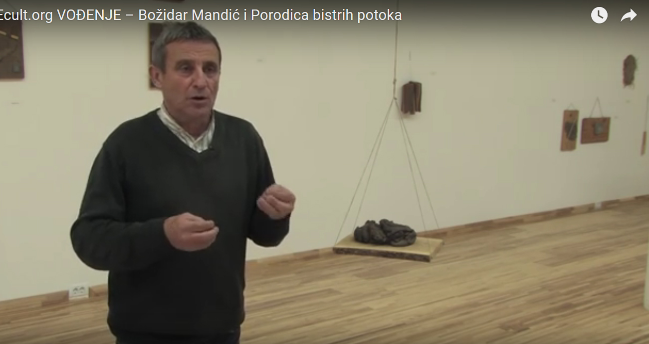 Screenshot: Božidar Mandić at The Museum of Contemporary Art Vojvodina, Novi Sad