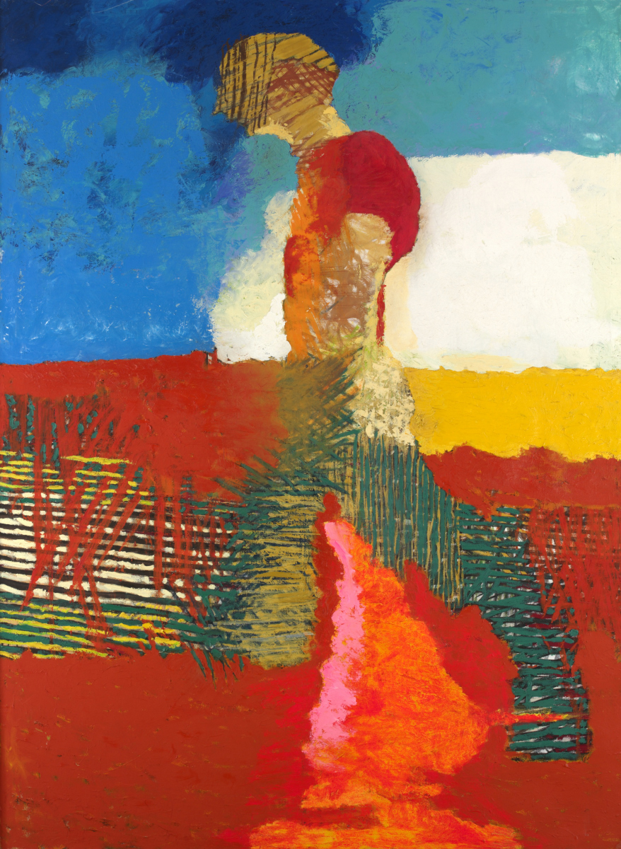 Walking man, oil on canvas, 200 x 145 cm (1988-89)