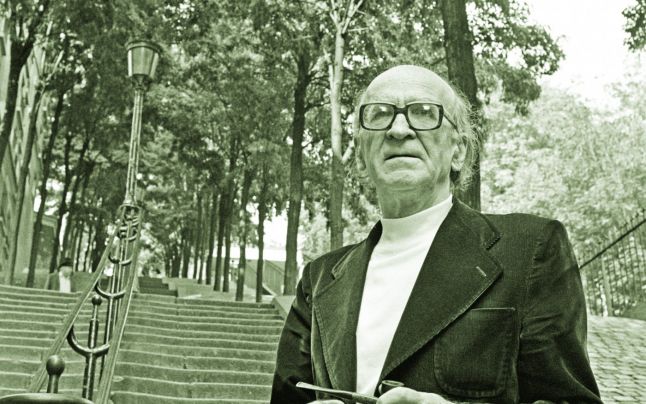 Mircea Eliade in Paris during late 1970s