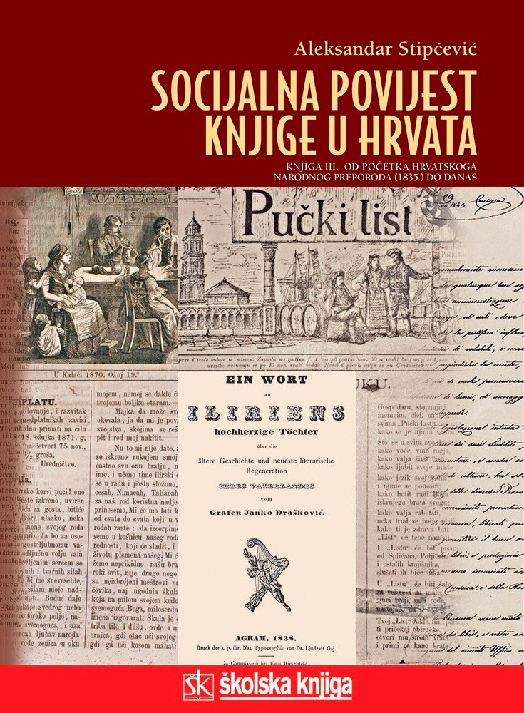 Stipčević, Aleksandar. Socijalna povijest knjige u Hrvata, vol. 3, 2008. 
