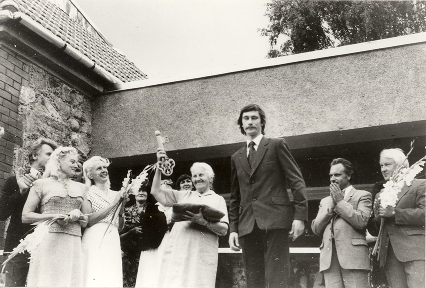 Opening of the Madona Local History and Art Museum exhibition halls in 1984.
