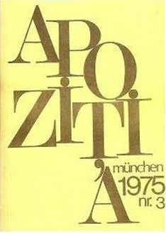 Front cover of Apoziția magazine