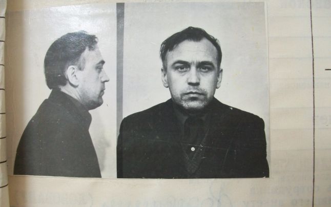 Photo of Viktor Koval from his KGB file, 1982. 