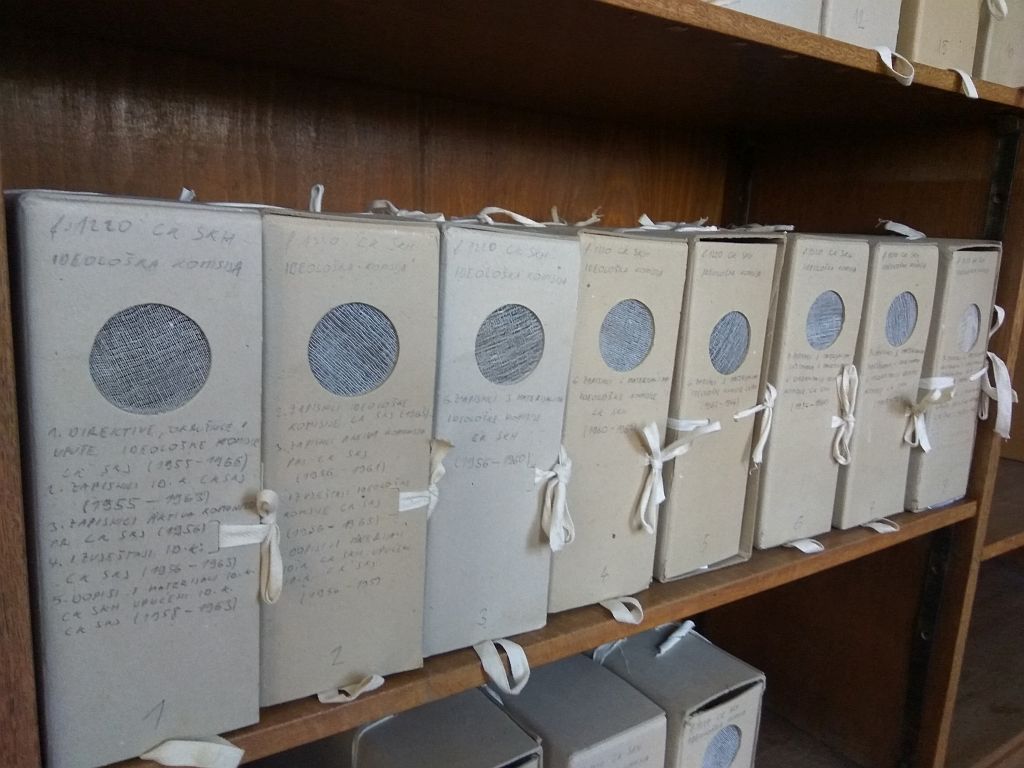 Boxes of the Ideological Commission of the League of Communists of Croatia (2017-12-2).     