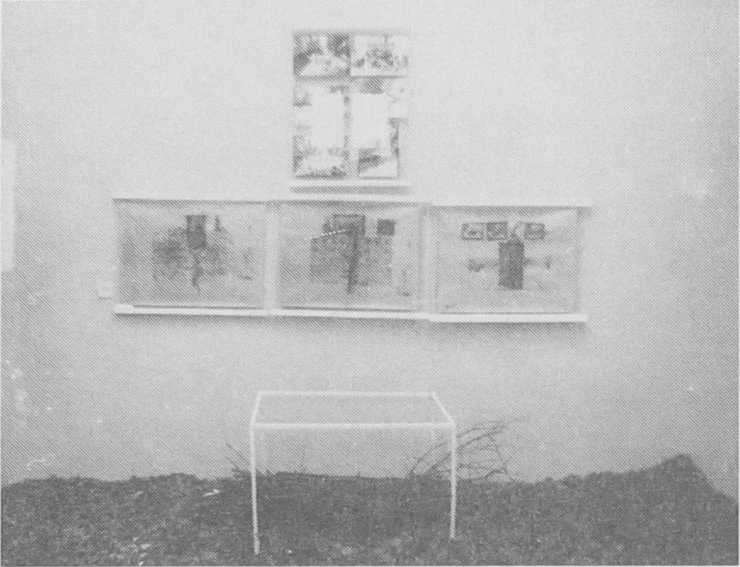 Imre Baász: The Chances of Survival, installation, 54x78 cm, 1981