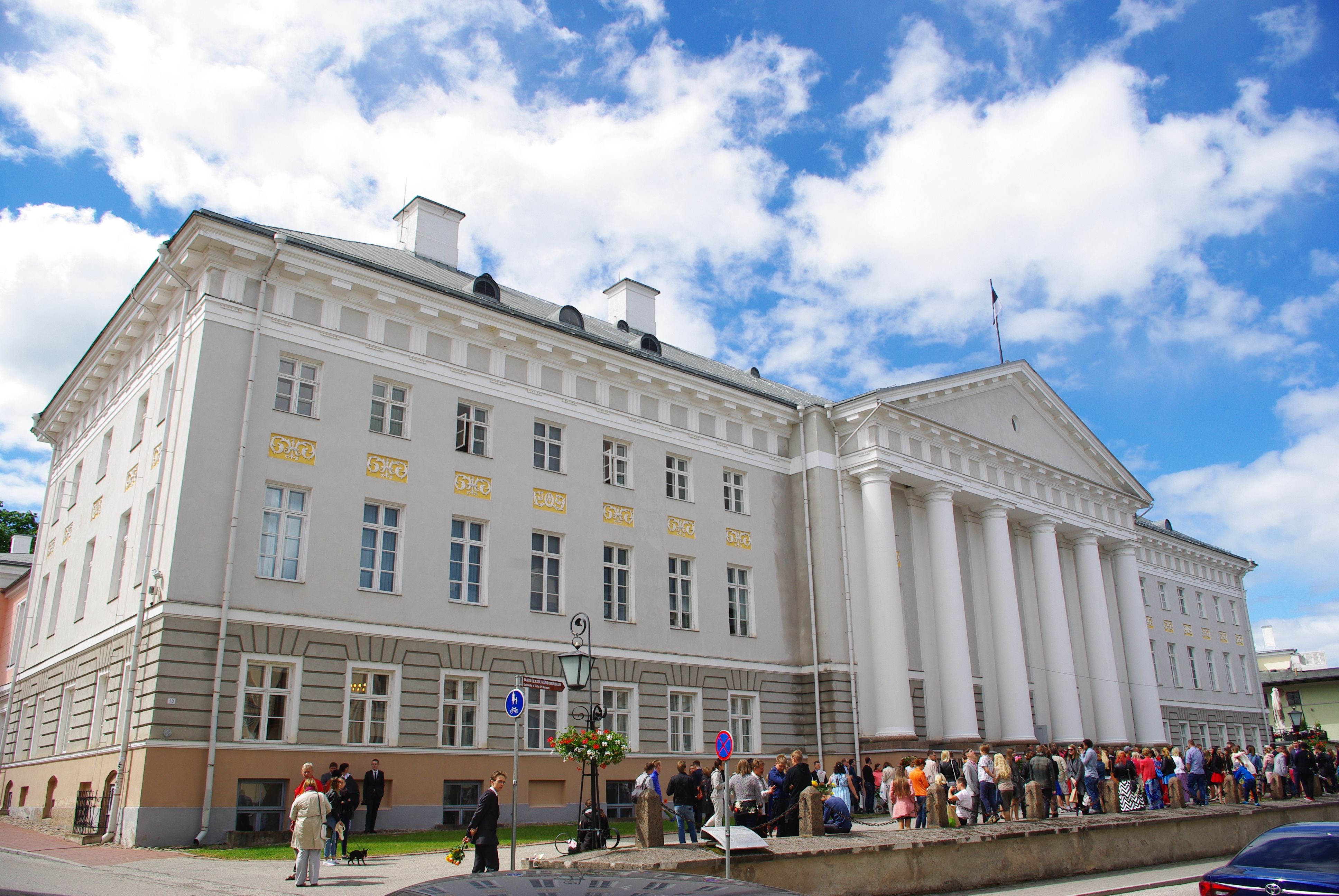 The Tartu University main building in 2017. 
