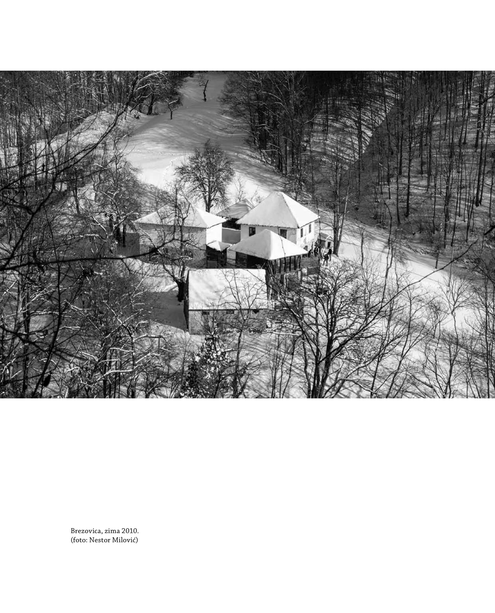 Brezovica village at the foot of Rudnik mountain, Winter, 2010