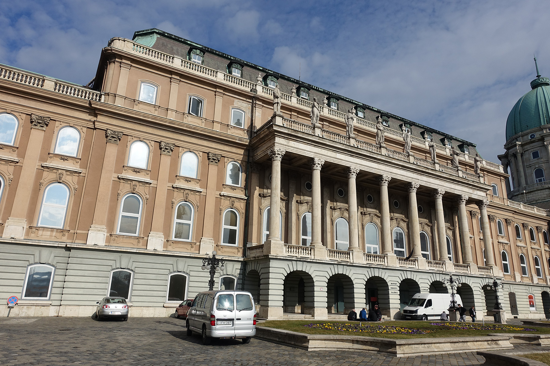 Building B of the Hungarian National Gallery, where the offices of the Contemporary Collection is located, 2017.