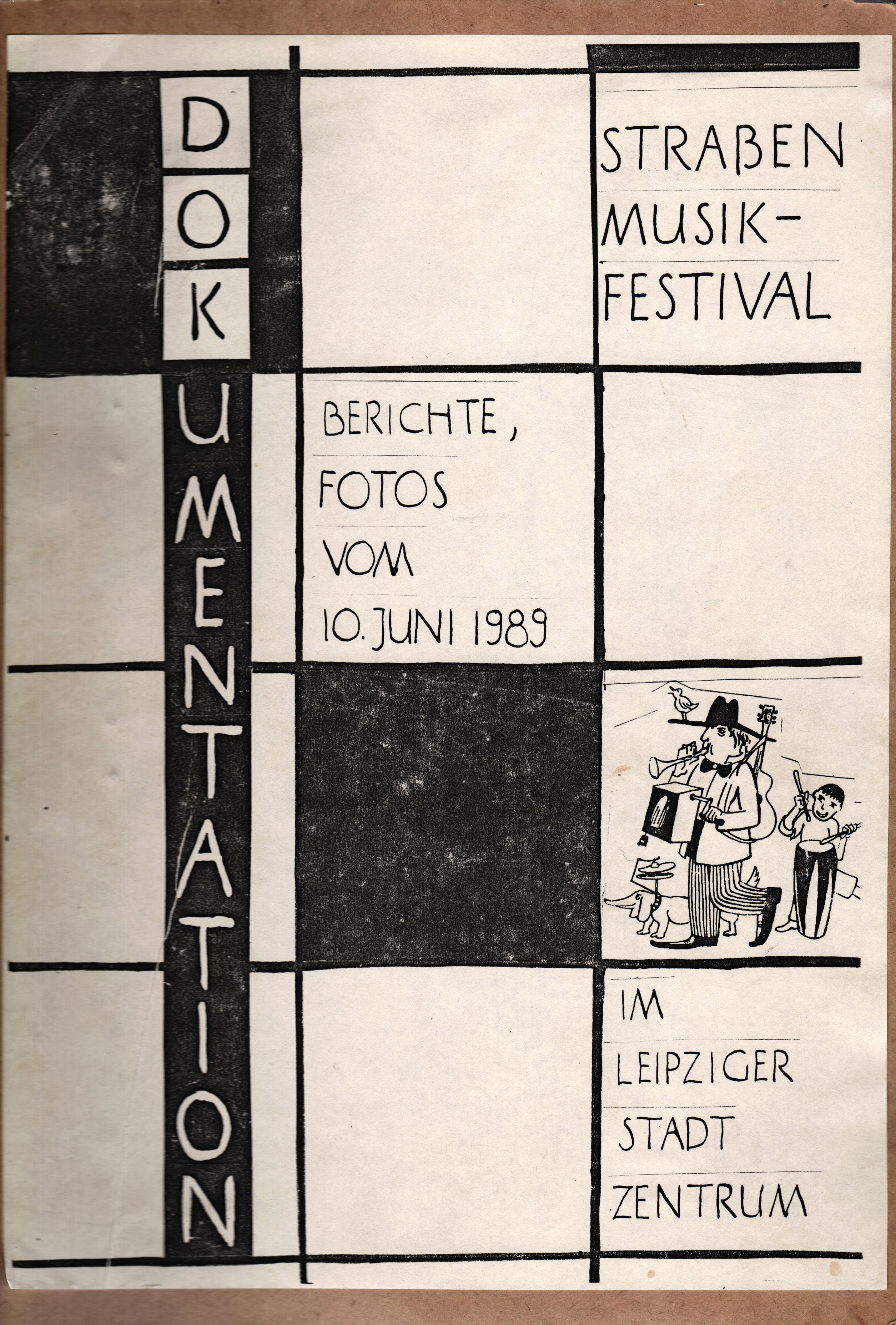 Cover of Documentation on Street Music Festival, Leipzig 1989