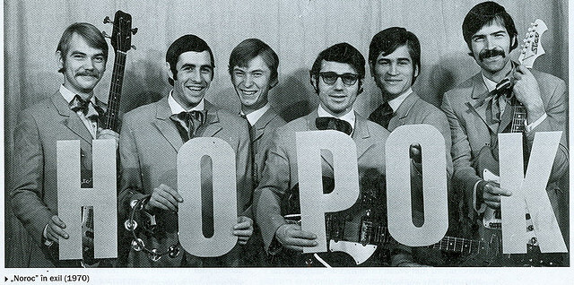 The Noroc band in 1970