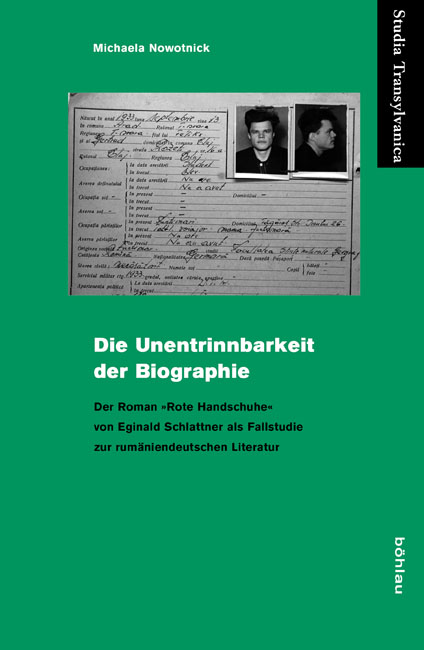 Fotografia lui Eginald Schlattner de pe formele de încarcerare