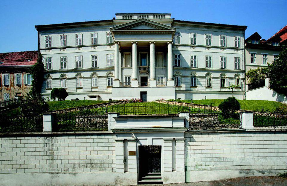 The building of the Croatian Institute of History viewed from Radićeva street.