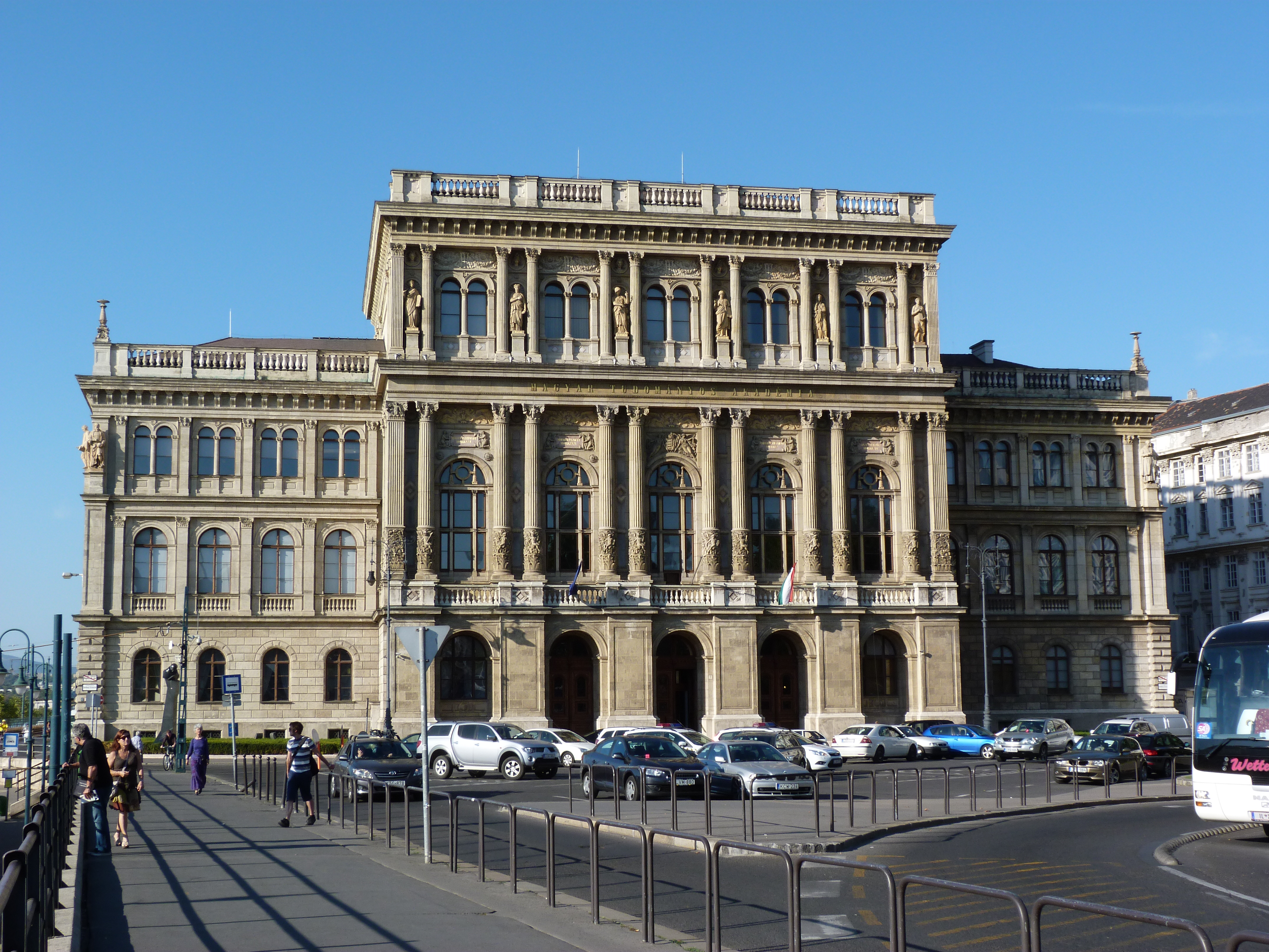 The building of the Hungarian Academy of Sciences, 2011.