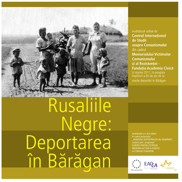 Front cover of the audiobook Rusaliile Negre: Deportarea în Bărăgan (Black Whitsunday: Deportation to the Bărăgan)