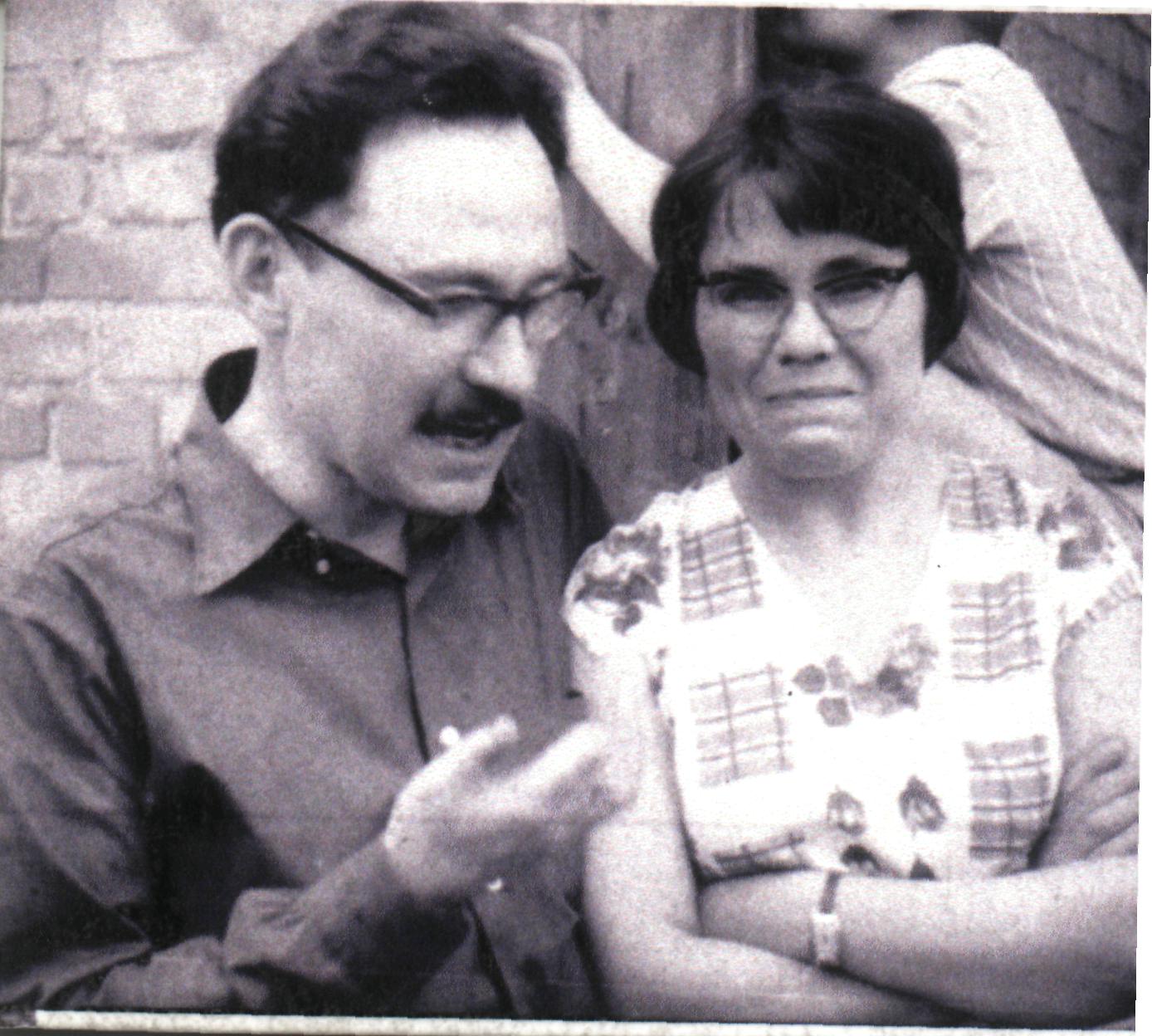 Ivan Svitlychny with Halyna Sevruk, 1960s