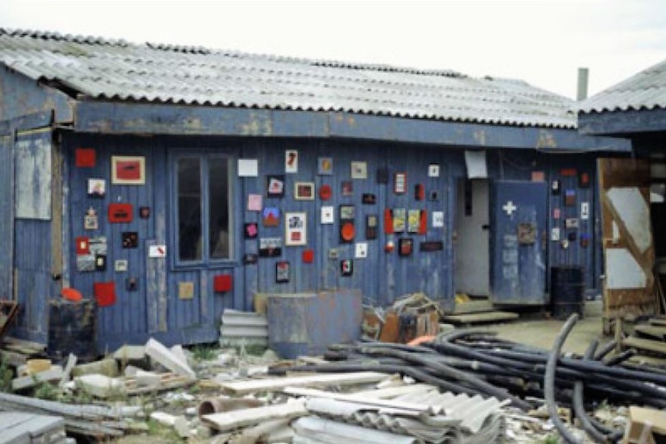 Exploitation of the Dead in workers’ canteen as a one day project for TV film , Zagreb, 1989.Source: https://mladenstilinovic.com/works/exploitation-of-the-dead/