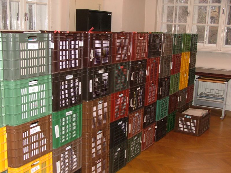 Collection of Soros Foundation-Hungary before being carried to Blinken-OSA Archives Budapest in late 2006.