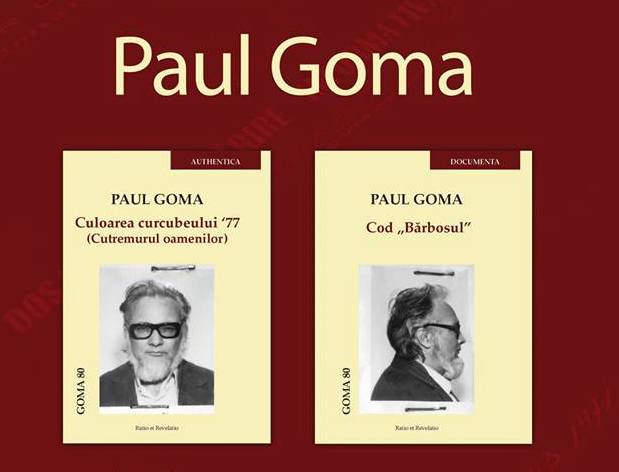Poster of with Paul Goma's arrest pictures from the CNSAS Archives