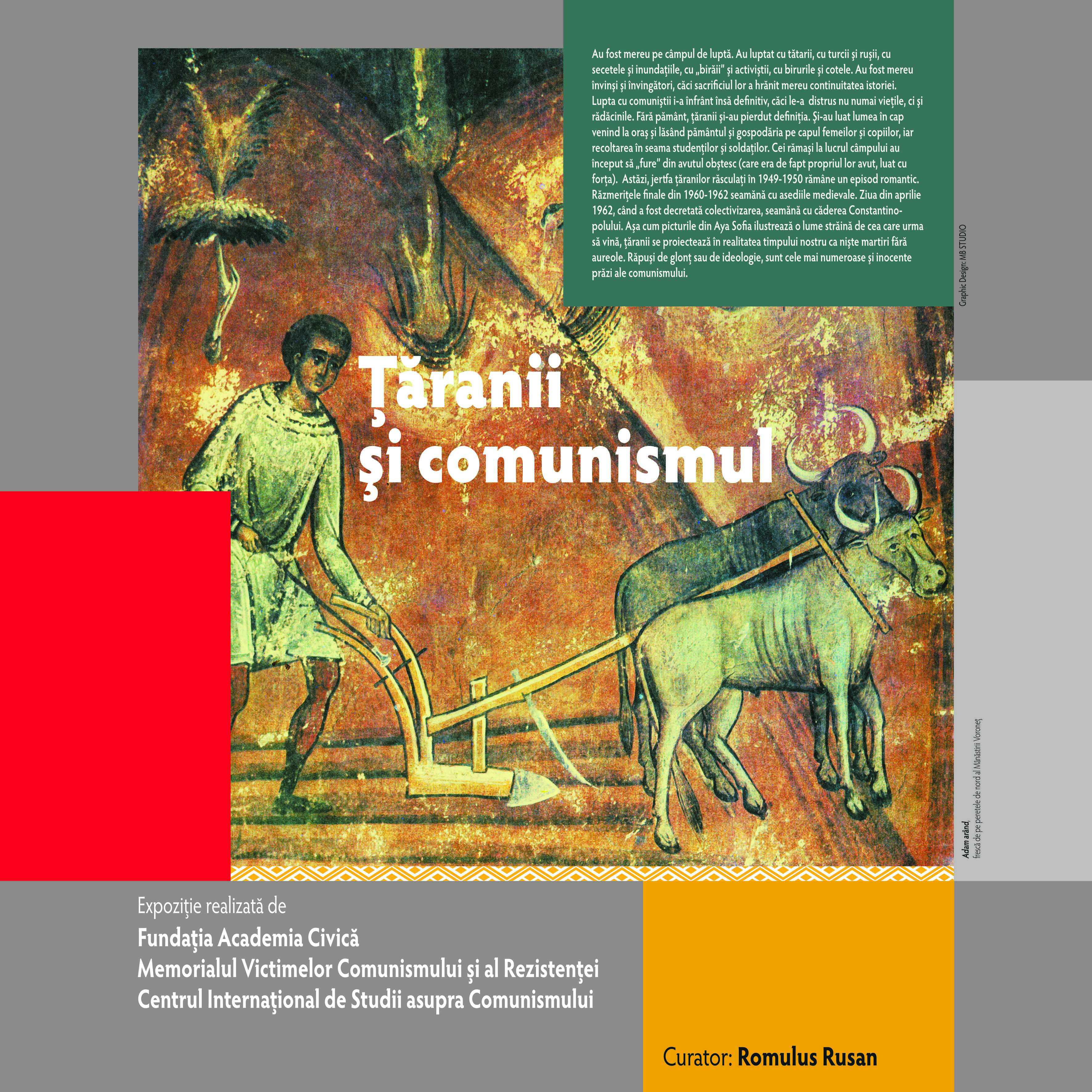 Poster of the exhibition “Requiem for the Romanian Peasant: The Peasants and Communism” 