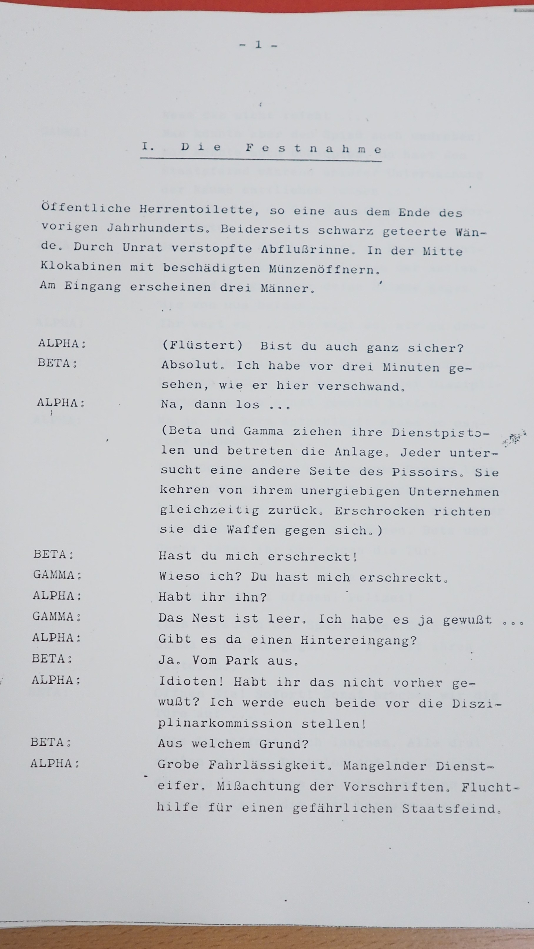 Mňačko, Ladislav. Tschistka (Purge), 1980. Book