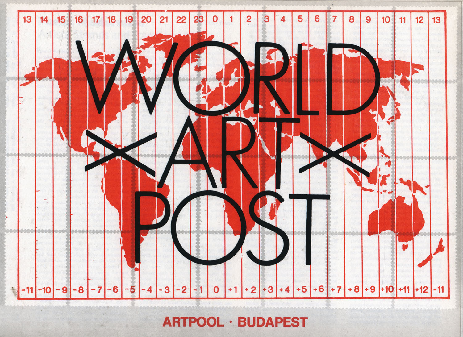 Cover of the World Art Post catalogue, Artpool, 1982