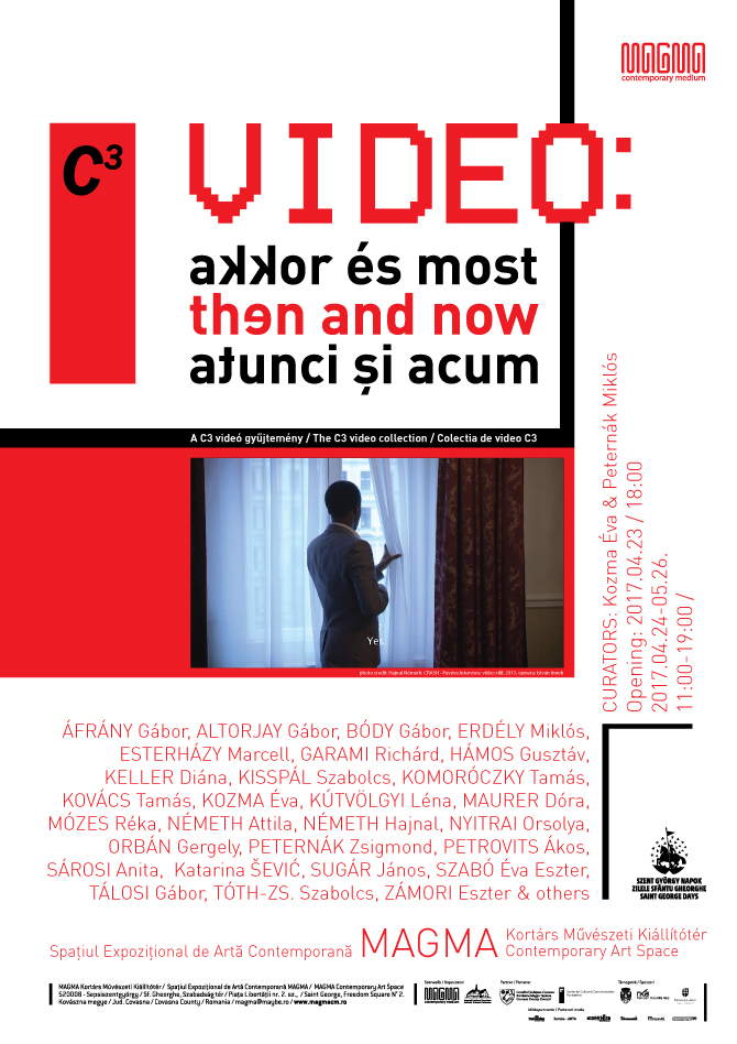 Poster of the exhibition VIDEO: then and now