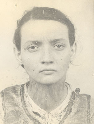 Aristina Pop-Săileanu's arrest photo