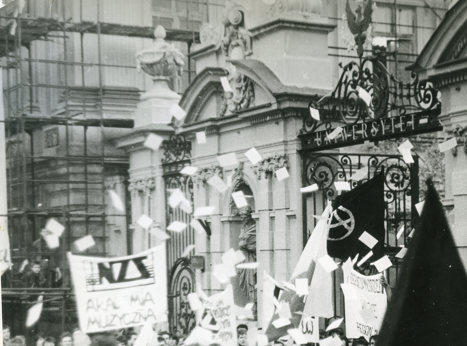 Demonstration for free schools and free universities, March 1989.