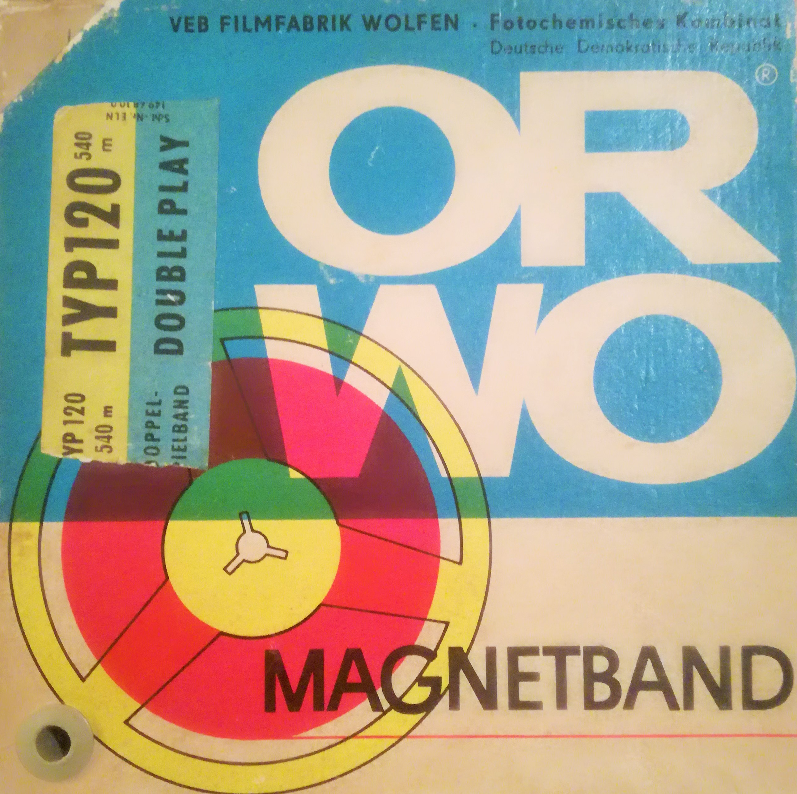 ORWO magnetic tape with Cat Radio recordings from the 1970s