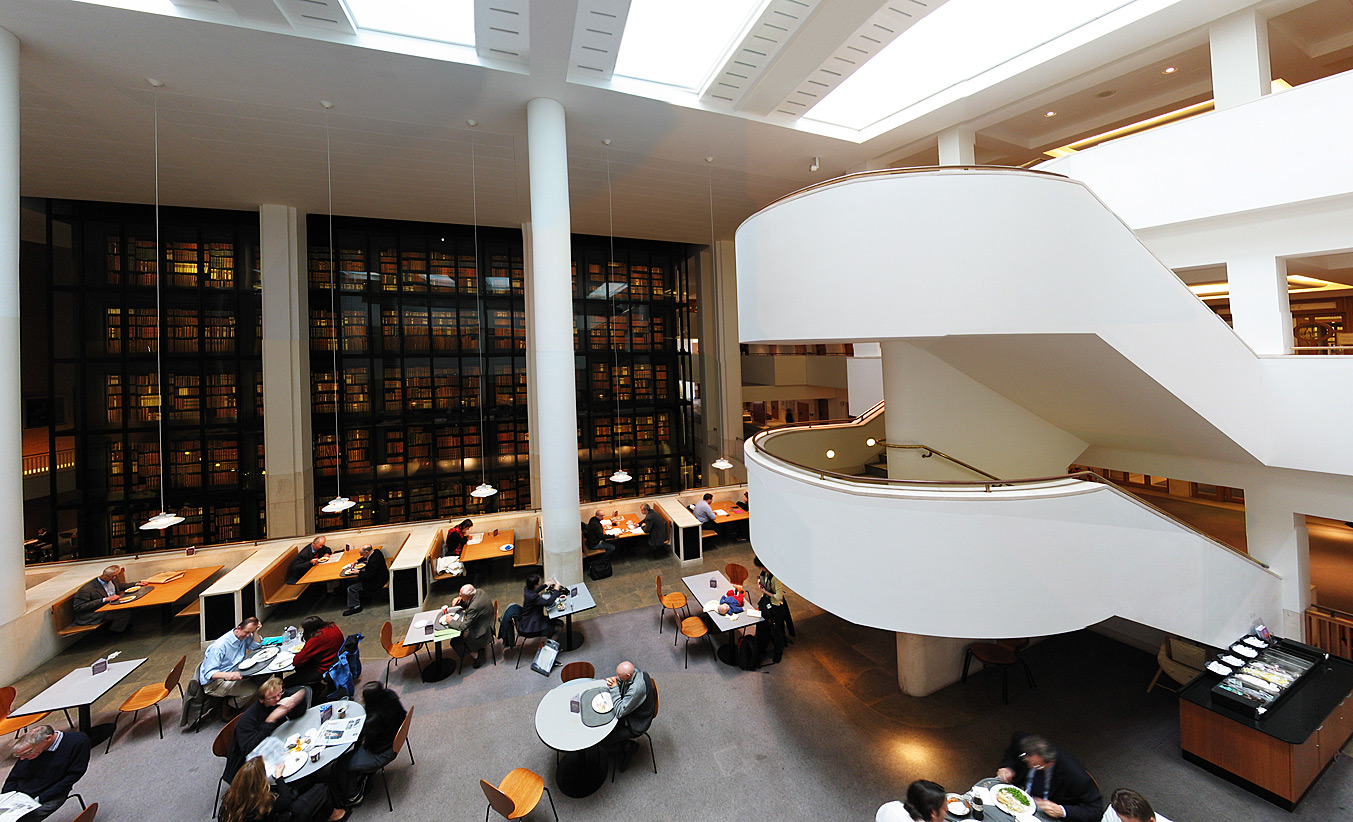 The Birtish Library's reading room.