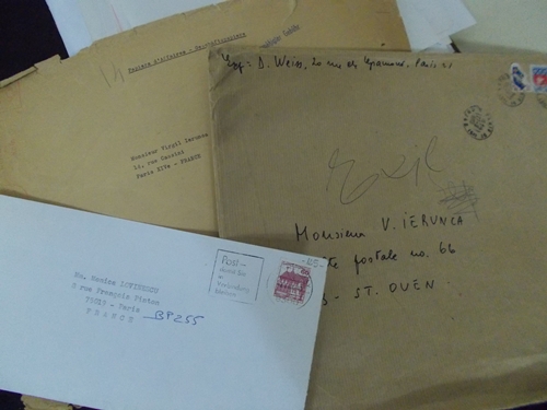 Private correspondence from the Lovinescu-Ierunca Collection at Central National Historical Archives (ANIC) Bucharest