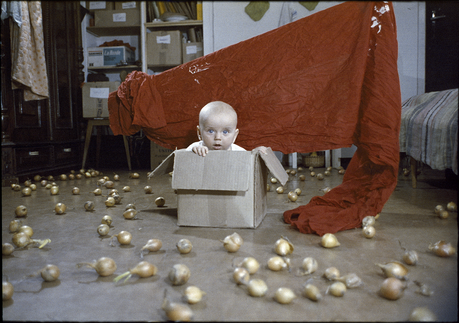 KwieKulik, 'Activities with Dobromierz', documentation of processual art by KwieKulik, reversal film slide, courtesy of Zofia Kulik.