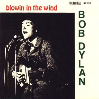 Album cover of Blowing in the wind by Bob Dylan