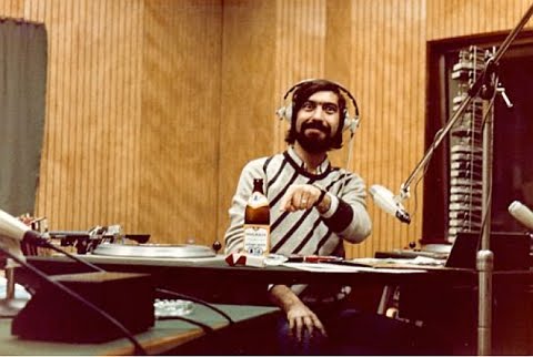 Cornel Chiriac during one of his broadcasts at Radio Free Europe