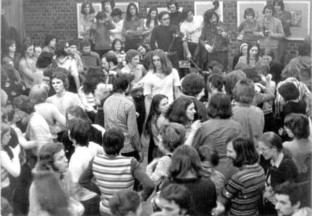 The first dance house in 1972, Budapest.