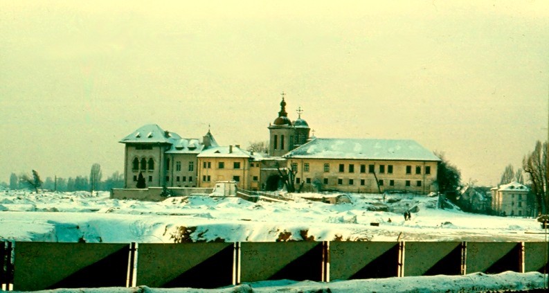 Mihai Vodă Monastery shortly before demolition