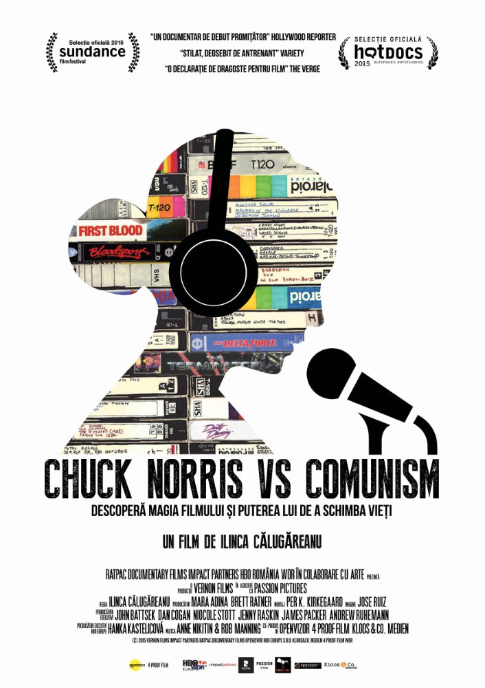 Afiș al filmului documentar Chuck Norris versus Communism