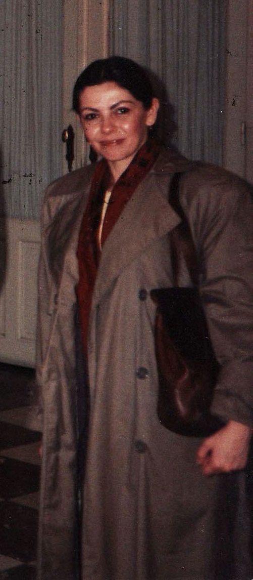 Ariadna Combes în Bruxelles în 1990