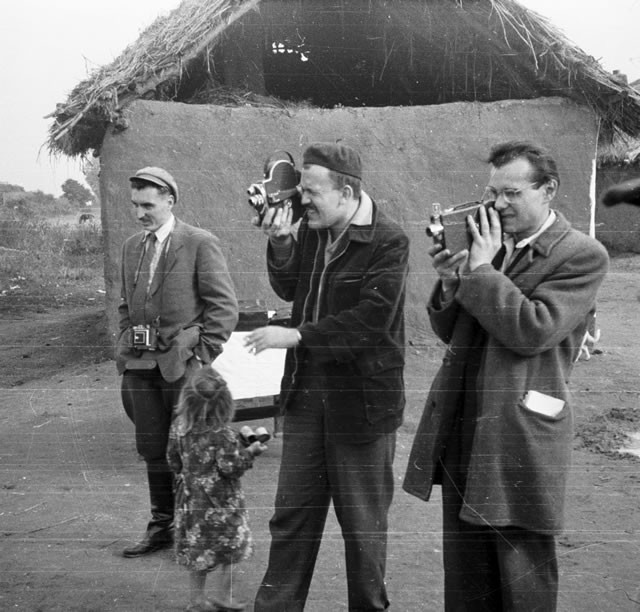 Photo about Csaba Pálfy (on the left) Maácz László (in the middle) and Martin György (on the right)