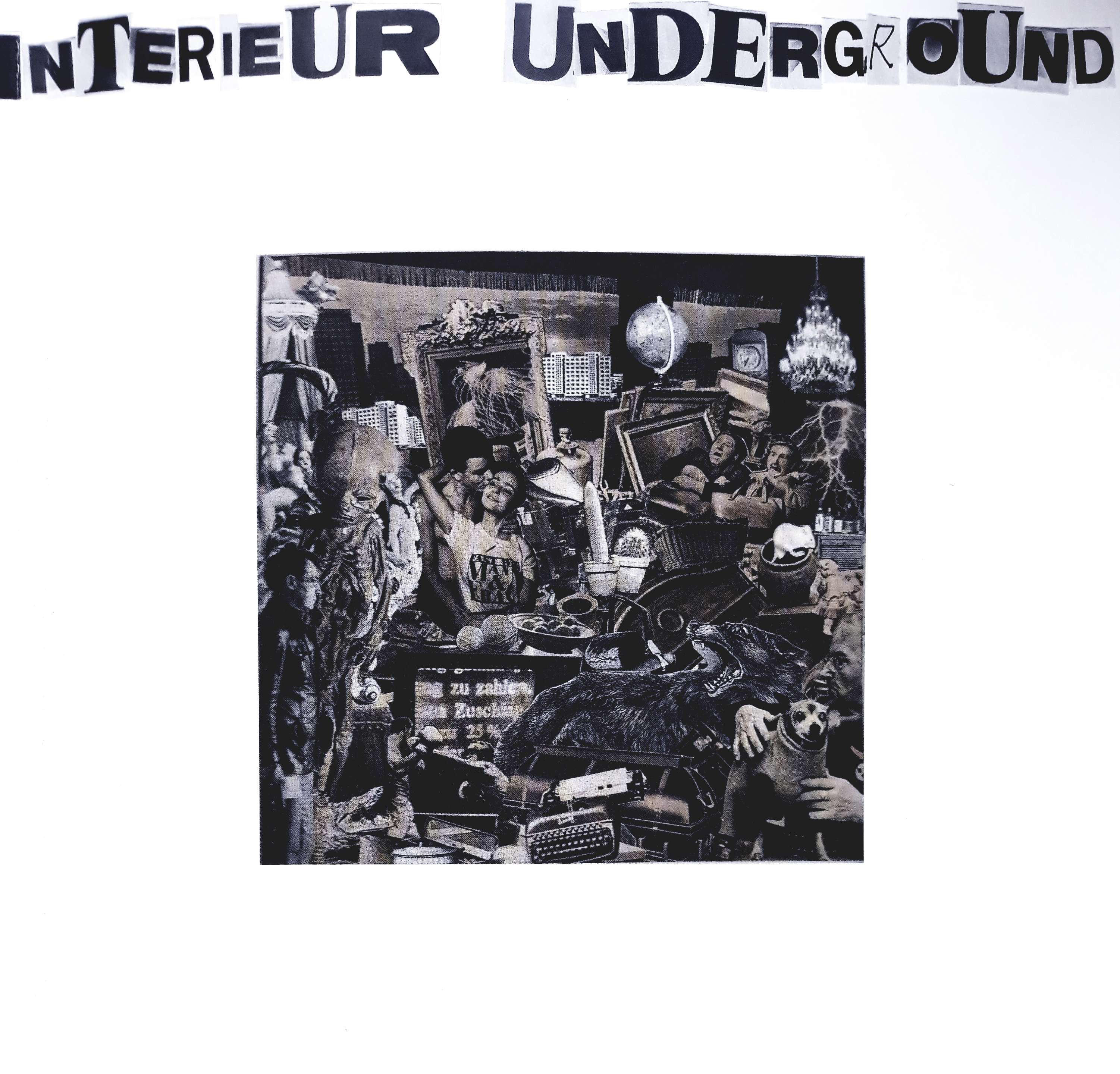 Katalogcover, 'Interieur Underground. '89 Geschichten der Friedlichen Revolution',  unterstützt von der Stiftung zur Aufarbeitung der SED-Diktatur und dem Sächsischen Landesbeauftragten für Stasi-Unterlagen, 2017.